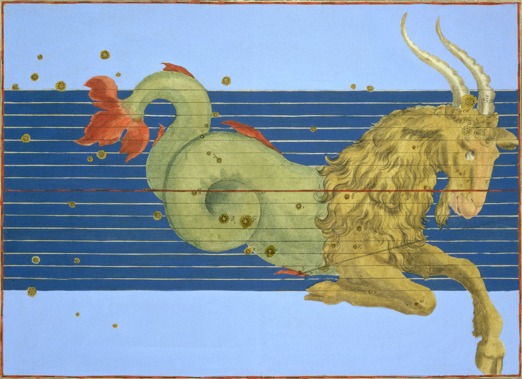 Detail of Constellation of Capricorn, 1603 by Alexander Mair
