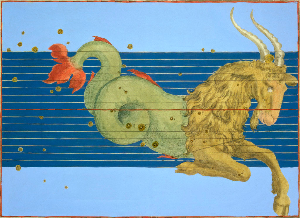 Detail of Constellation of Capricorn by Alexander Mair