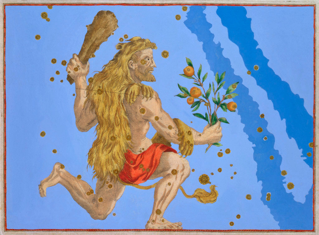 Detail of Constellation of Hercules by Alexander Mair