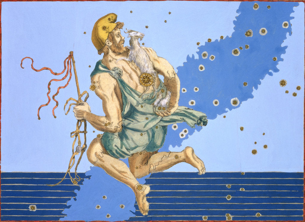 Detail of Constellation of Auriga, 1603 by Alexander Mair