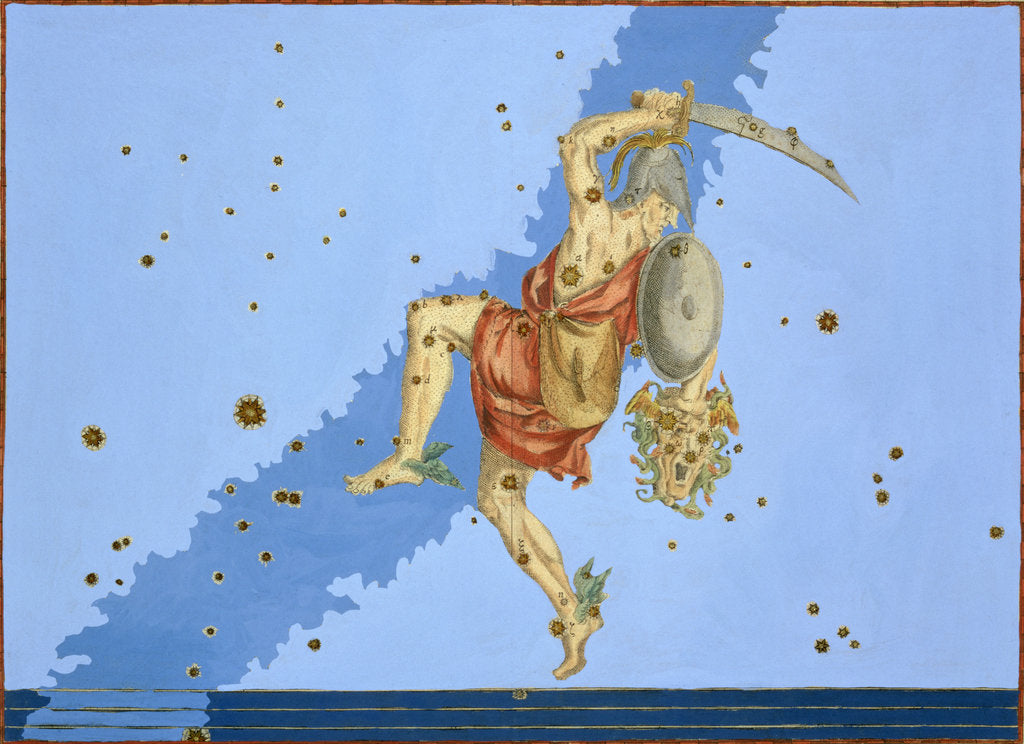 Detail of Constellation of Perseus, 1603 by Alexander Mair