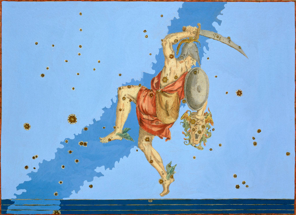Detail of Constellation of Perseus by Alexander Mair
