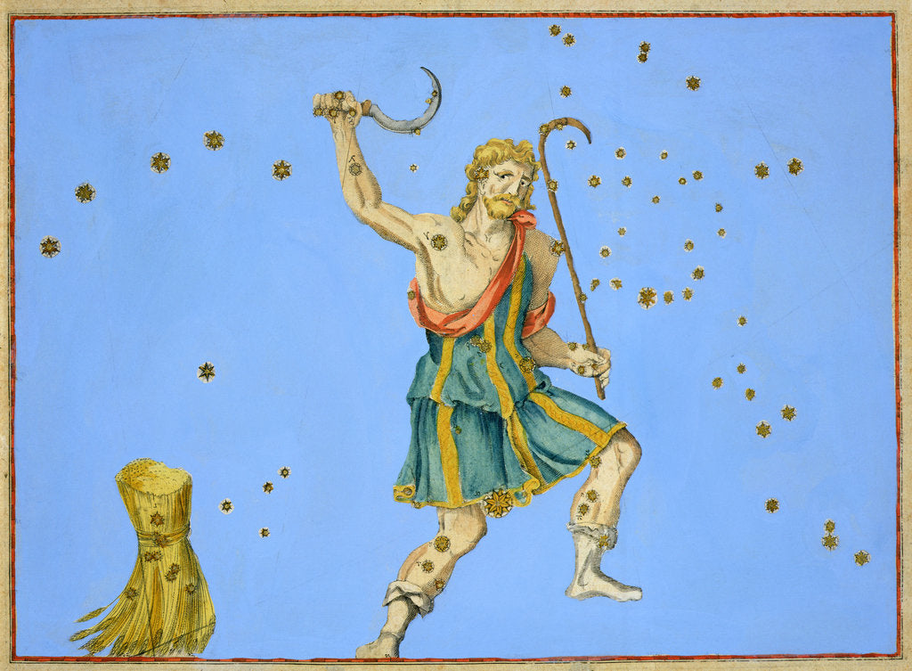 Detail of Constellation of Bootes, 1603 by Alexander Mair