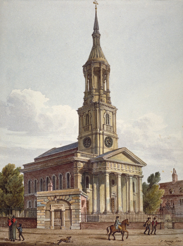 St Leonard's Church, Shoreditch, London by John Coney