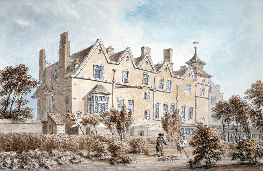 Detail of Back view of the Manor House on St Marylebone High Street, London by Anonymous