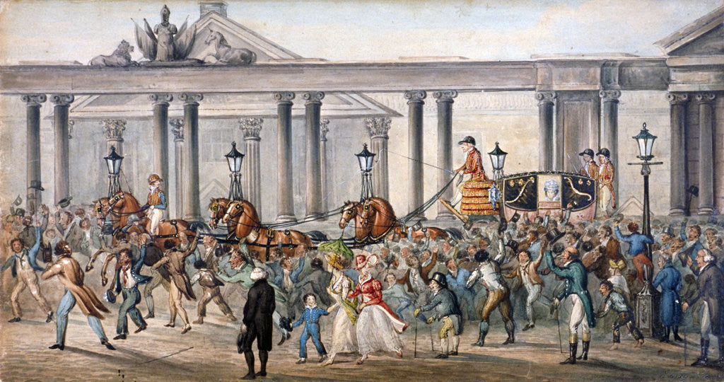 Detail of Carlton House, Westminster, London by J Sidgwick