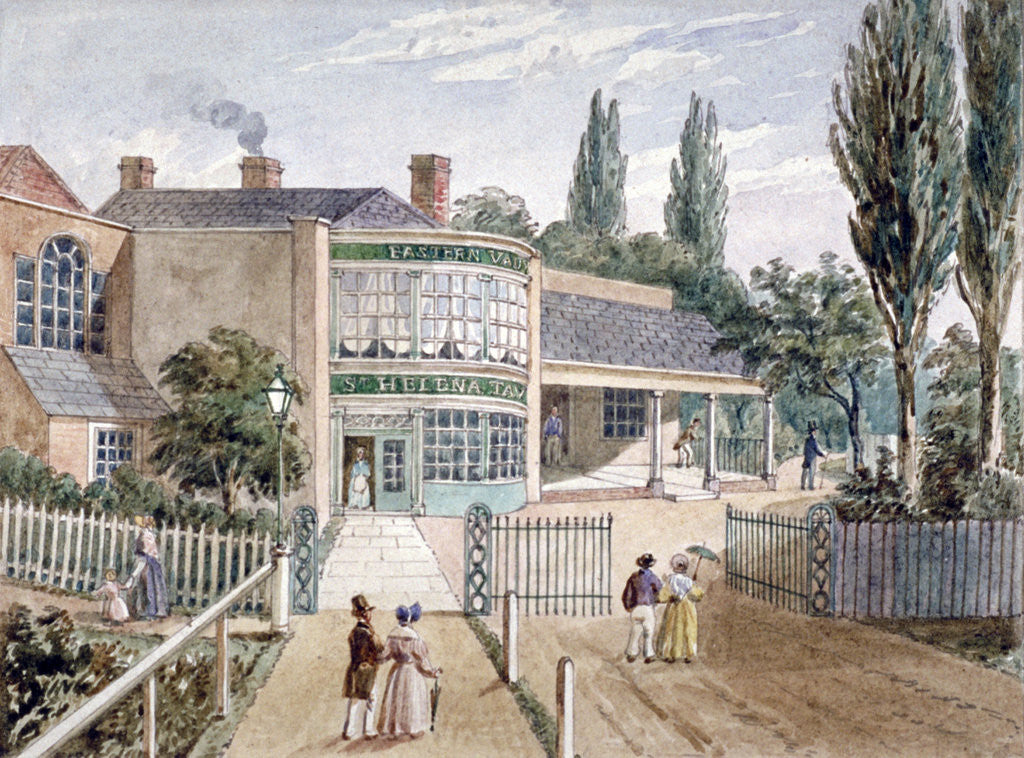 St Helena tea gardens, Lower Road, Rotherhithe, London by Anonymous