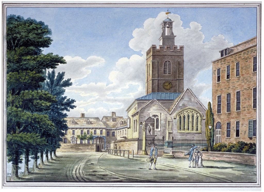 View of All Saints Church, Chelsea, London by Anonymous