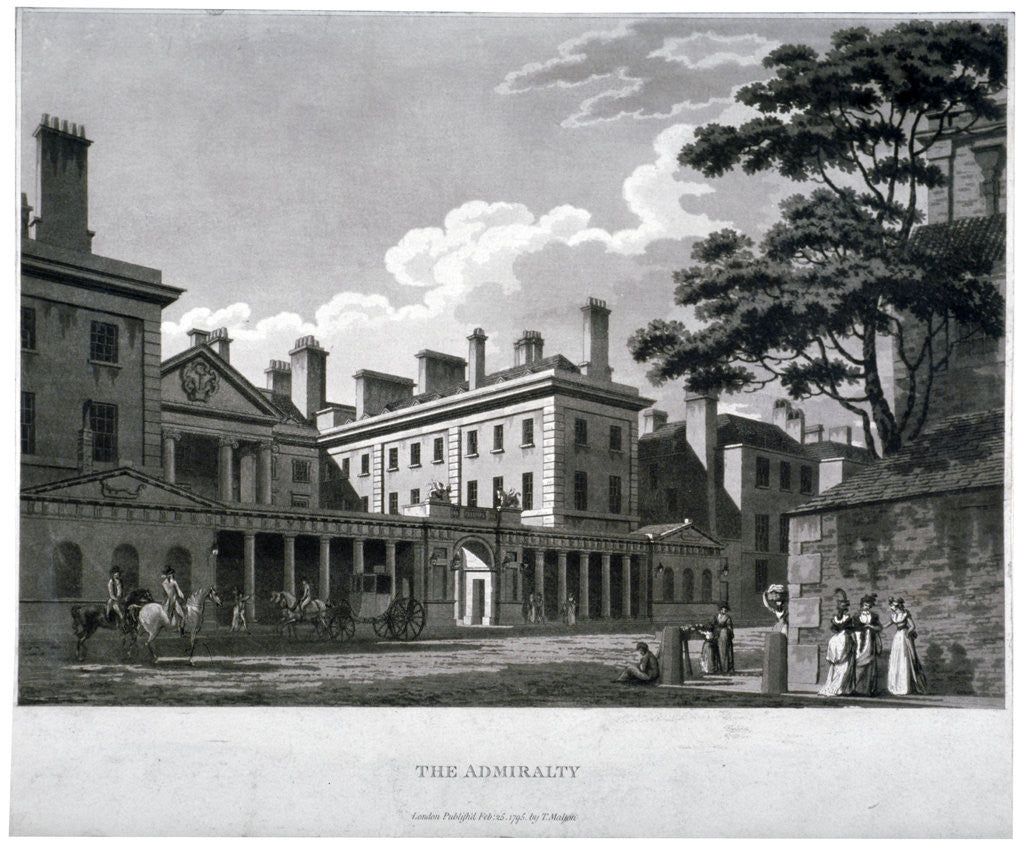 Detail of The Admiralty, Whitehall, Westminster, London by Anonymous