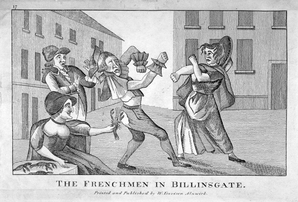 Detail of The Frenchmen in Billinsgate by Anonymous