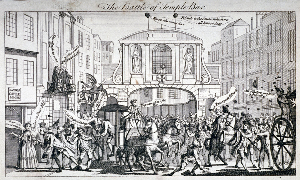 The Battle of Temple Bar by Anonymous