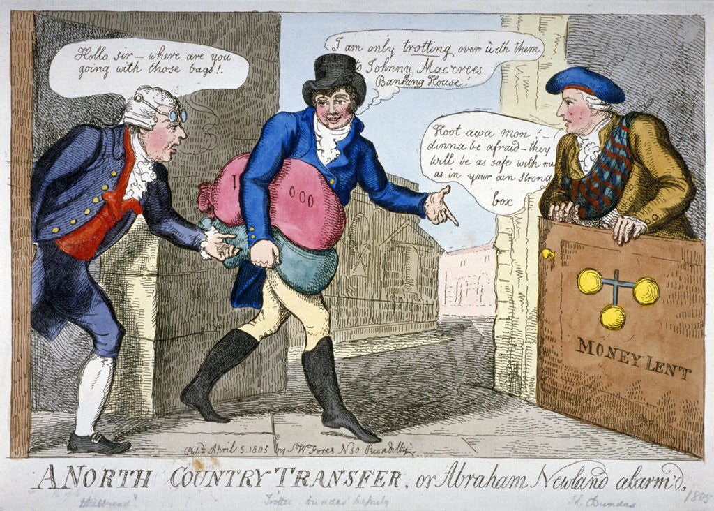 Detail of A North Country Transfer... by Anonymous