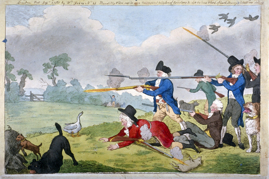 Detail of London sportsmen, or the Cockney's journal of the first of September by Anonymous
