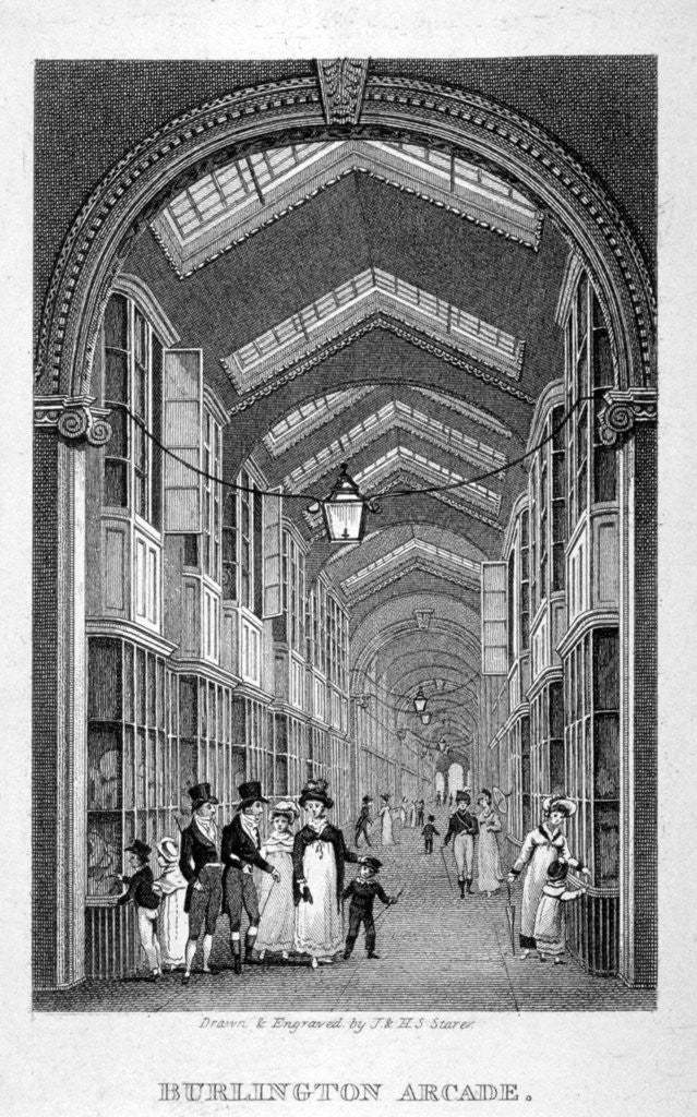 Detail of Burlington Arcade, Westminster, London by Henry Sargant Storer