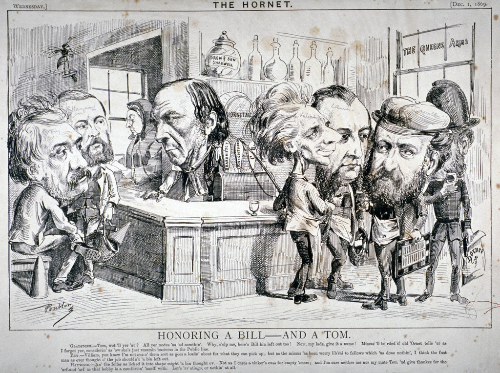 Detail of Honouring a Bill - and a Tom by Anonymous