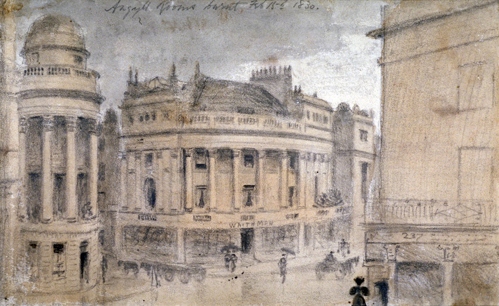 Detail of The Argyll Rooms, Little Argyll Street, Westminster, London by Anonymous