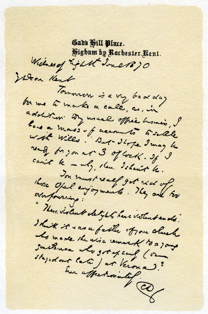 Detail of A hand-written letter by Anonymous