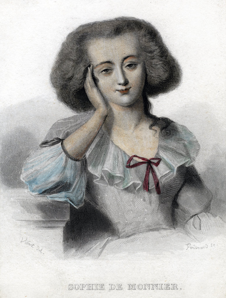 Detail of Sophie de Monnier by Ferdinand