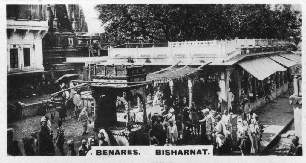 Detail of Benares, Bisharnat, India by Anonymous