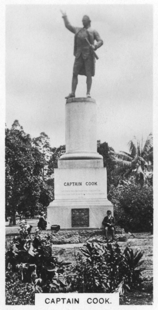 Detail of Captain Cook's statue, Australia by Anonymous