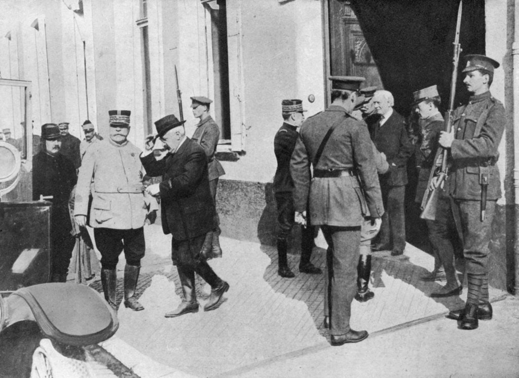 Detail of Herbert Asquith at the front, First World War by Anonymous