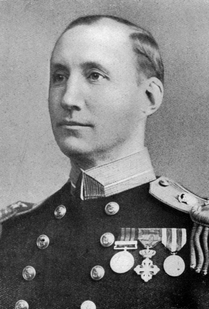 Detail of Commander Sir Charles R Blane, British sailor by Anonymous