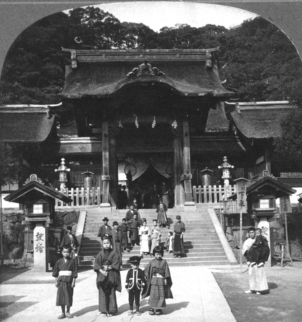 Detail of Osua Temple, Nagasaki, Japan by BL Singley