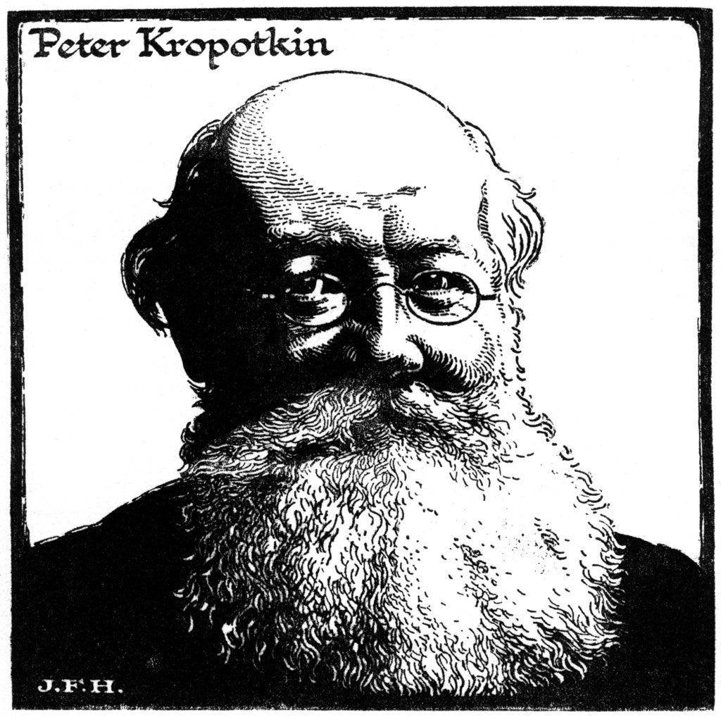 Detail of Peter Kropotkin, Russian anarchist by Anonymous