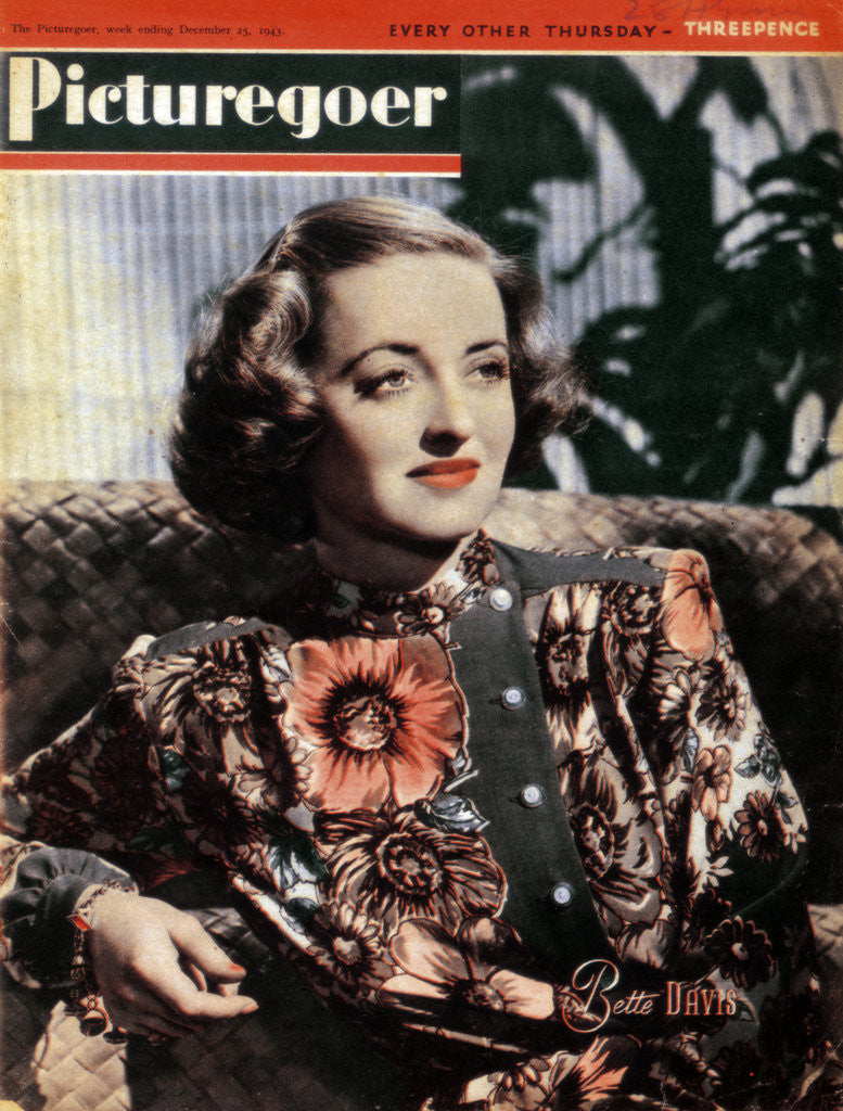 Detail of Bette Davis (1908-1989), American actress by Anonymous