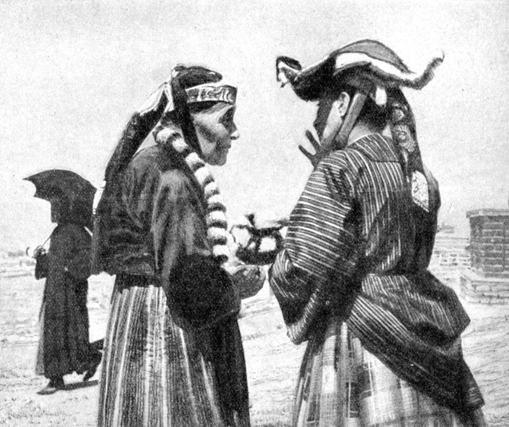 Detail of Two Jewish women, Greece by HA Fawcett