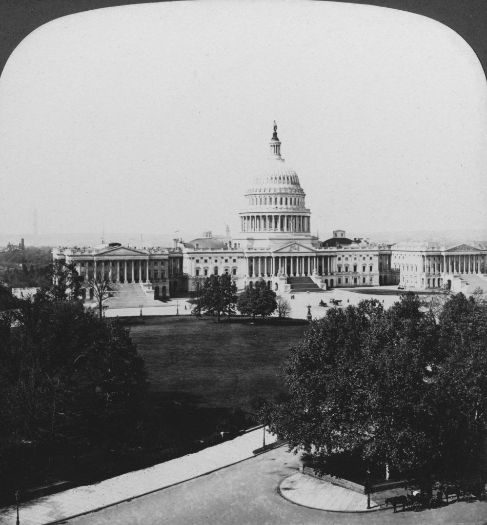 Detail of The Capitol, Washington, DC, USA by HC White