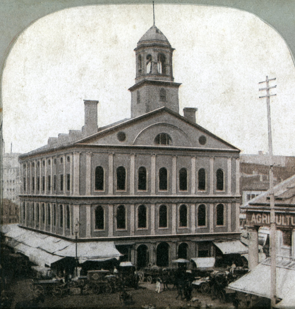 Detail of Faneuil Hall, Boston, Massachusetts, USA by Anonymous
