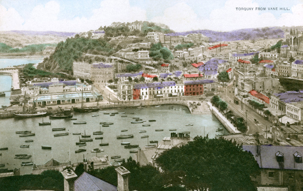 Detail of Torquay, Devon by Ern Bishop