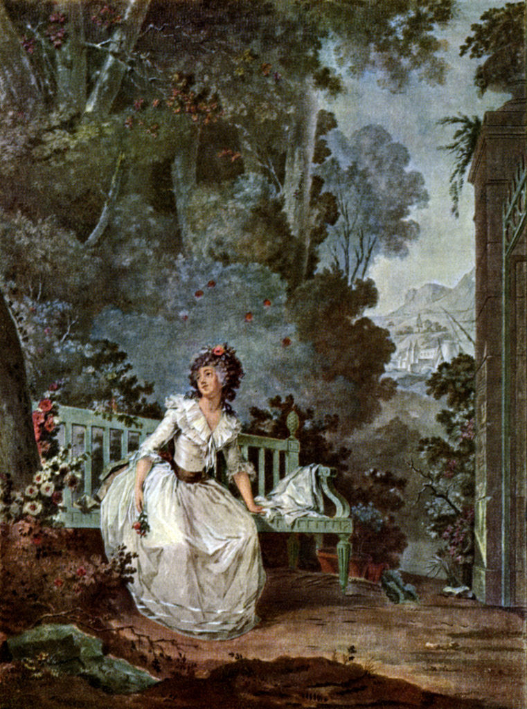 Detail of Nina by Jean-François Janinet