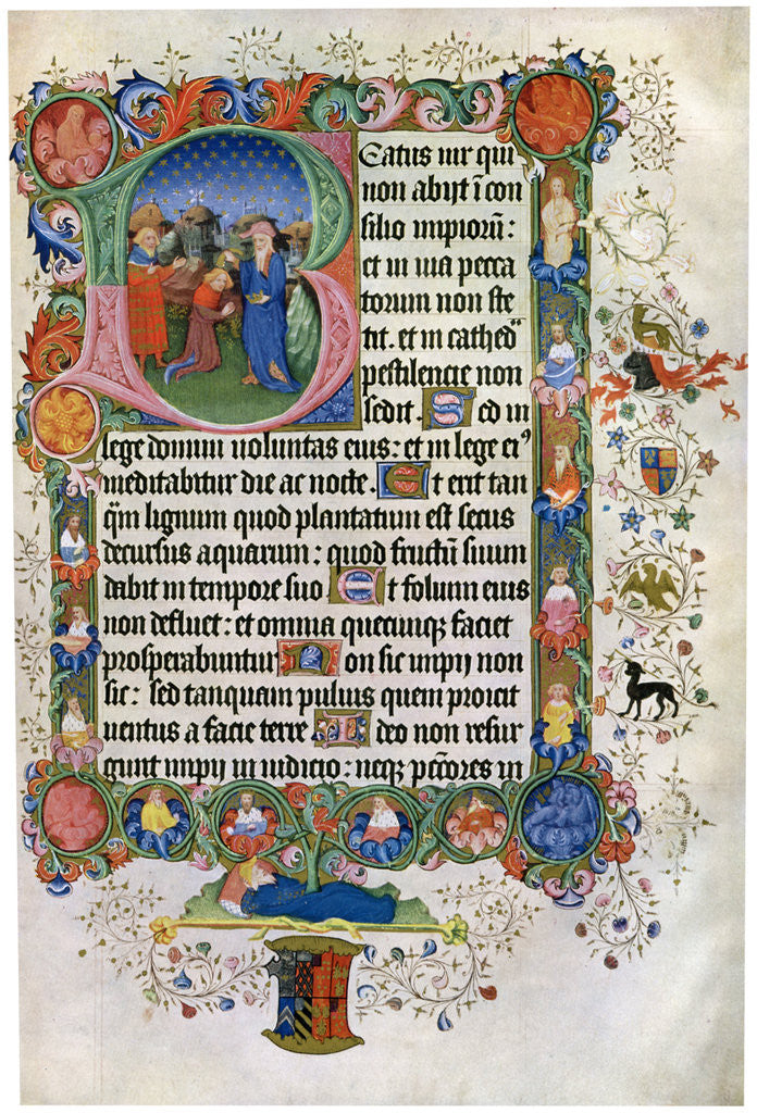 Detail of David Anointing David by Anonymous