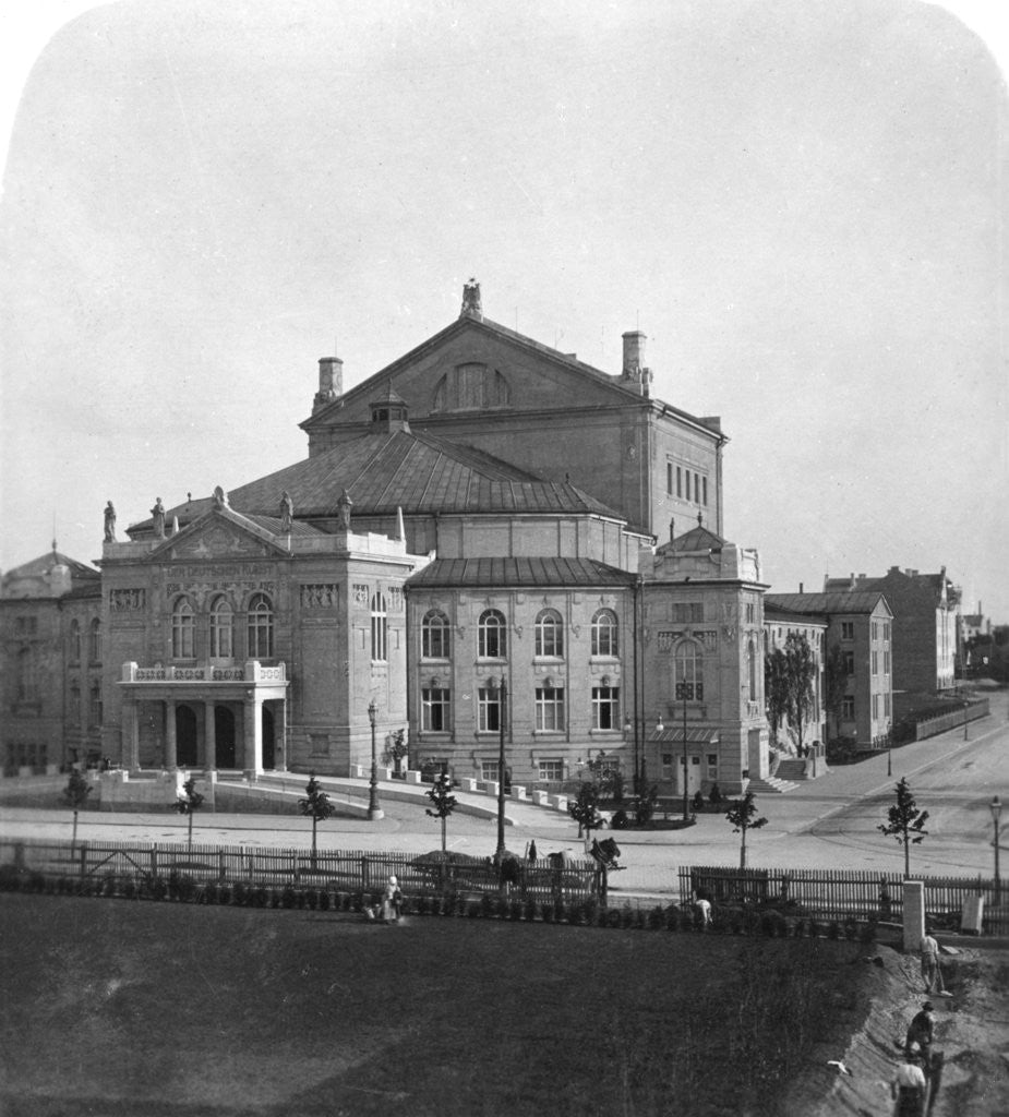 Detail of Prinzregenten Theatre, Munich, Germany by Wurthle & Sons