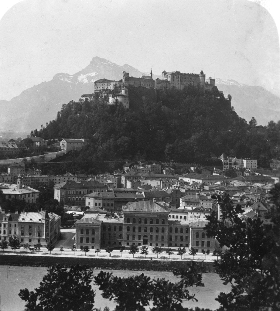 Detail of Salzburg, Austria by Wurthle & Sons