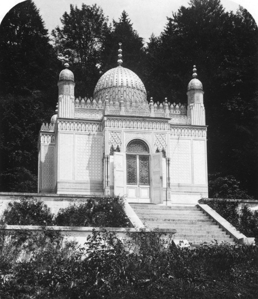 Detail of The Moorish Kiosk at Linderhof Palace, Bavaria, Germany by Wurthle & Sons