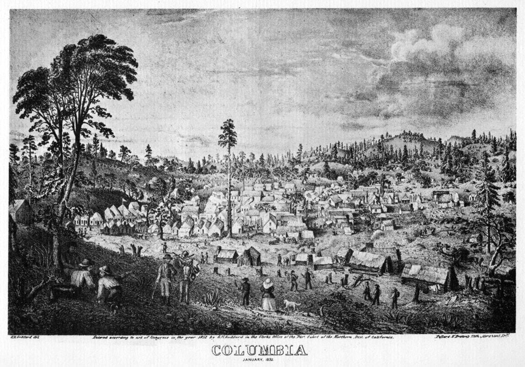 Detail of Columbia, California by Pollard & Britton