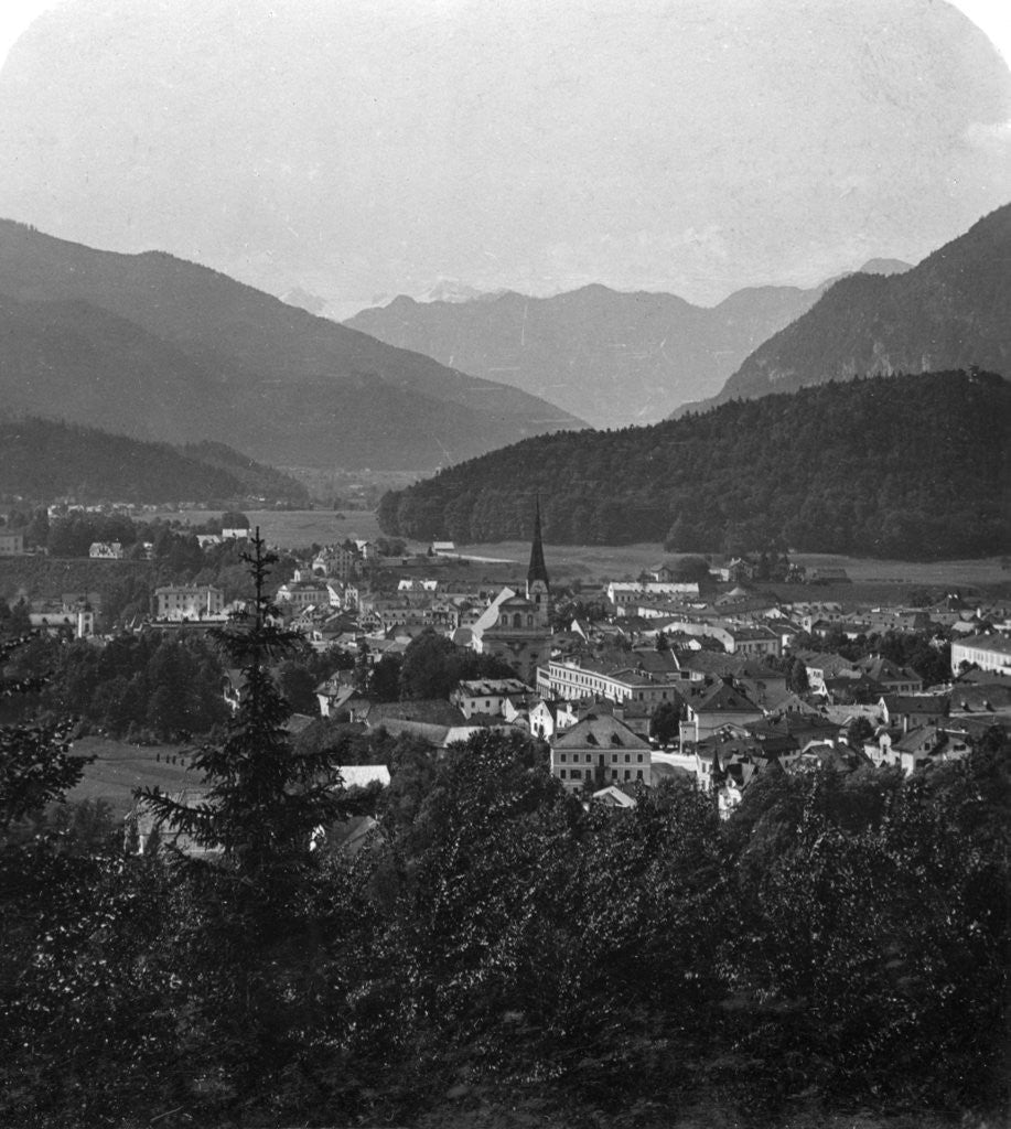 Detail of Bad Ischl, at the foot of Hoher Dachstein, Salzkammergut, Austria by Wurthle & Sons