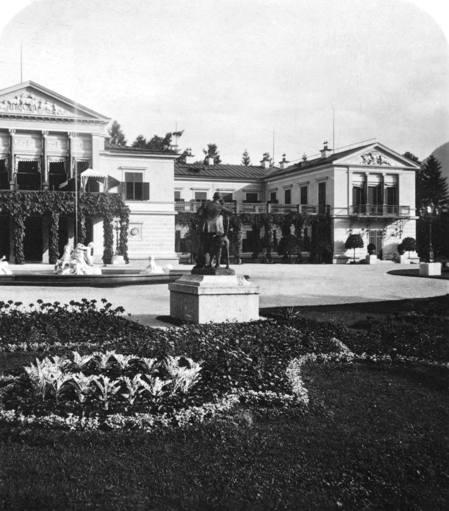 Detail of The Kaiservilla, Bad Ischl, Salzkammergut, Austria by Wurthle & Sons