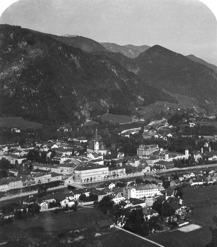 Detail of Trauntal valley, near Bad Ischl, Salzkammergut, Austria by Wurthle & Sons