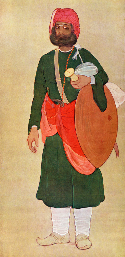 The Rajput warrior from the War Group posters & prints by Fyzee Rahamin