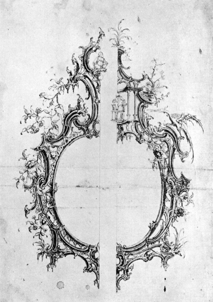 Detail of Design for detail on furniture by Henry Copland