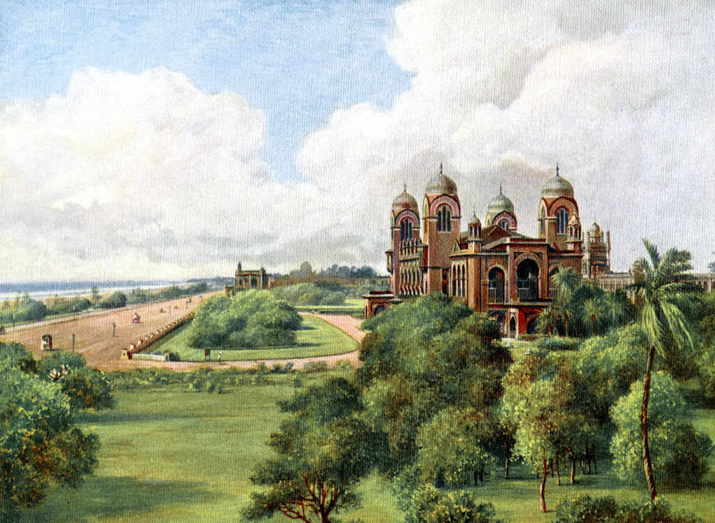 Detail of The Marina, Madras, India by Anonymous