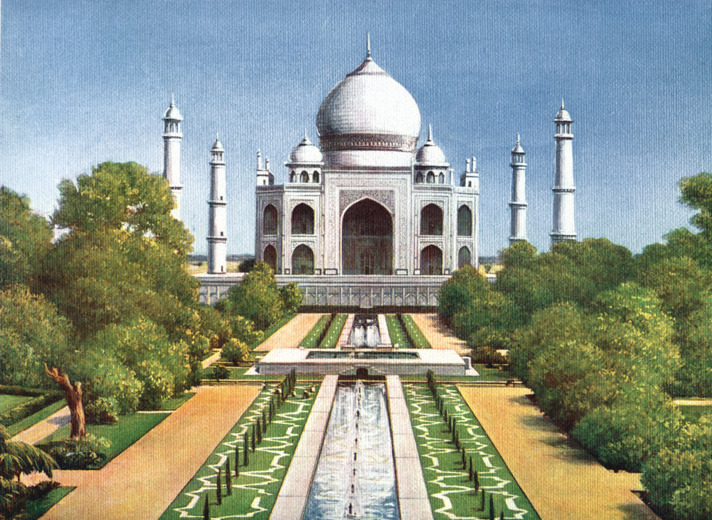 Detail of The Taj Mahal, Agra, India by Anonymous