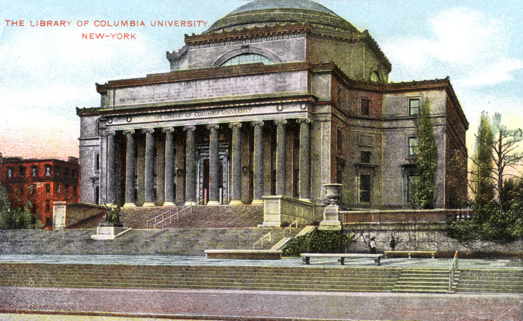 Detail of Columbia University library, New York, USA by Anonymous