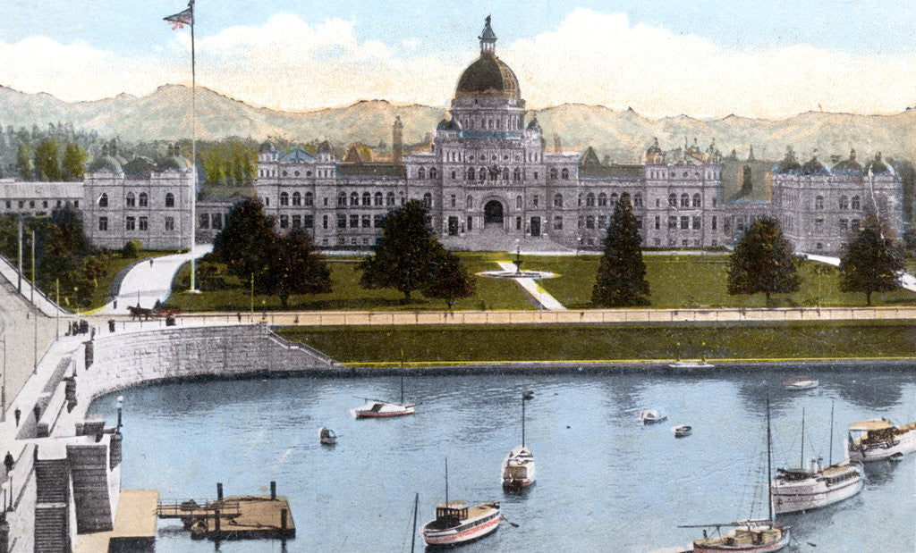 Detail of Parliament Buildings, Victoria, British Columbia, Canada by Anonymous