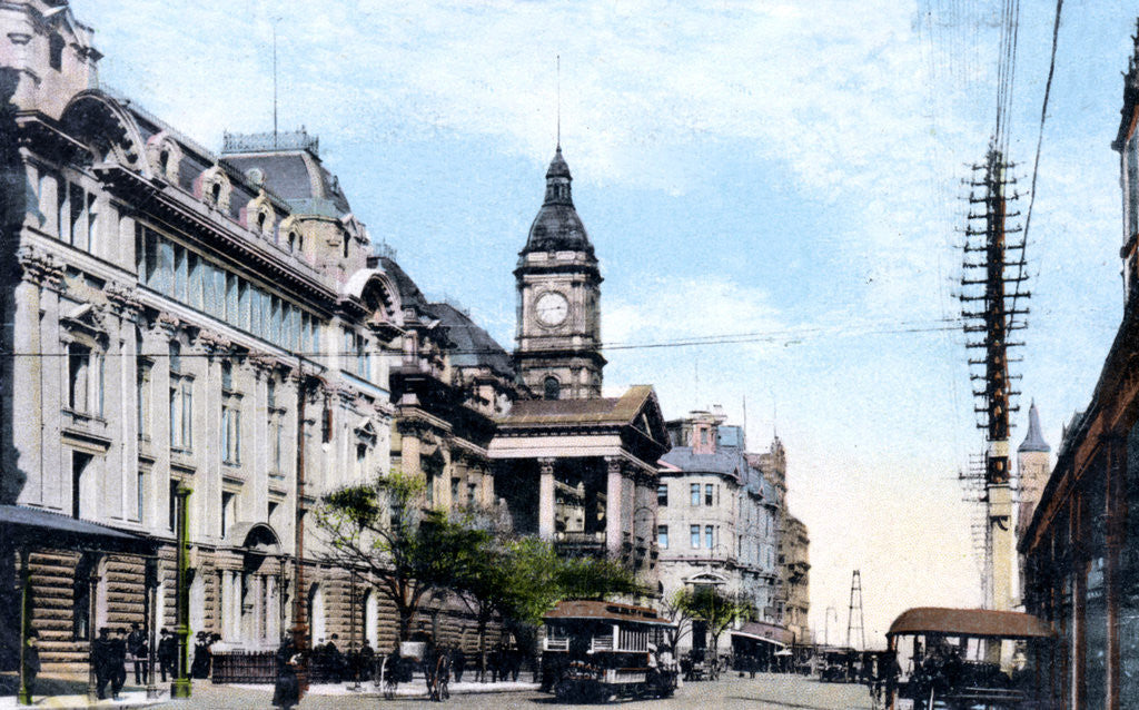 Detail of The Town Hall (new extension), Melbourne, Australia by Anonymous