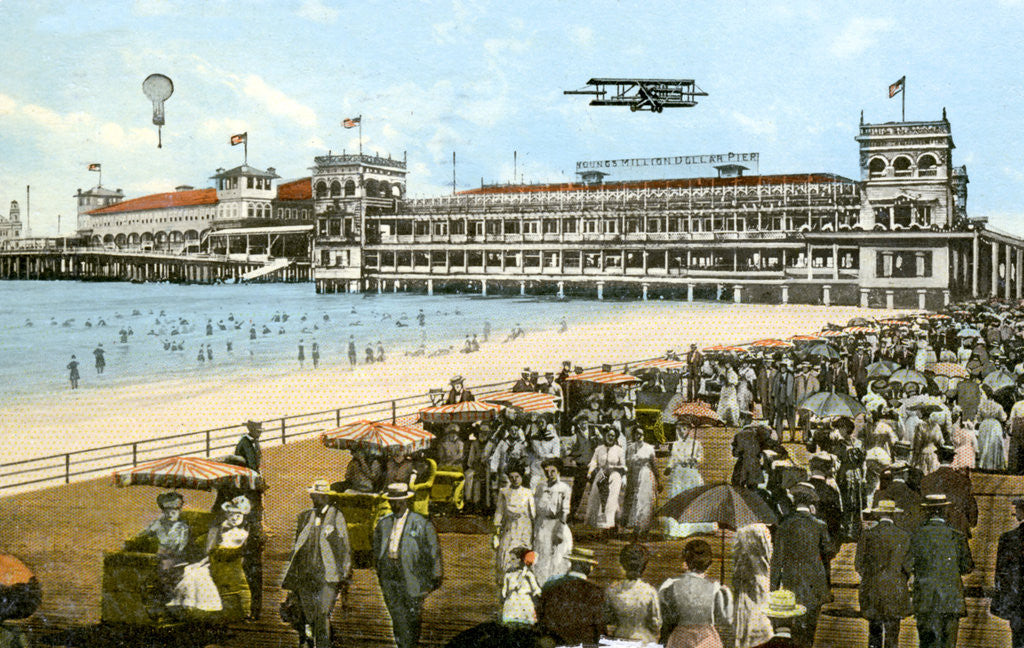 Detail of Young's New Million Dollar Pier, Atlantic City, New Jersey, USA by Anonymous